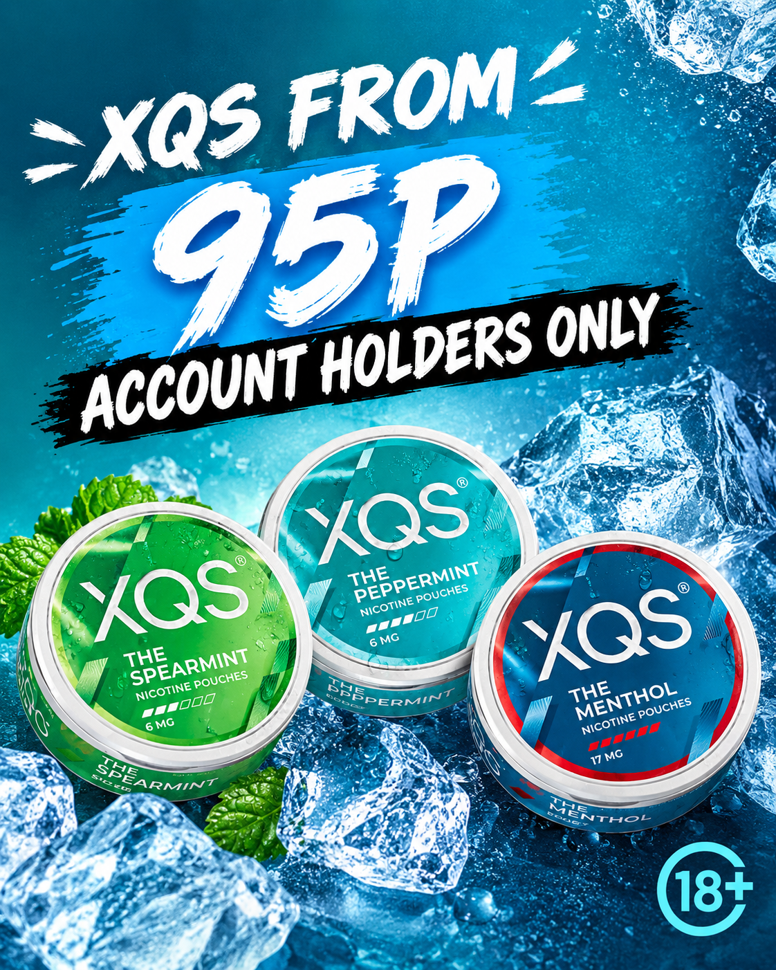 XQS from 95p — account holders only