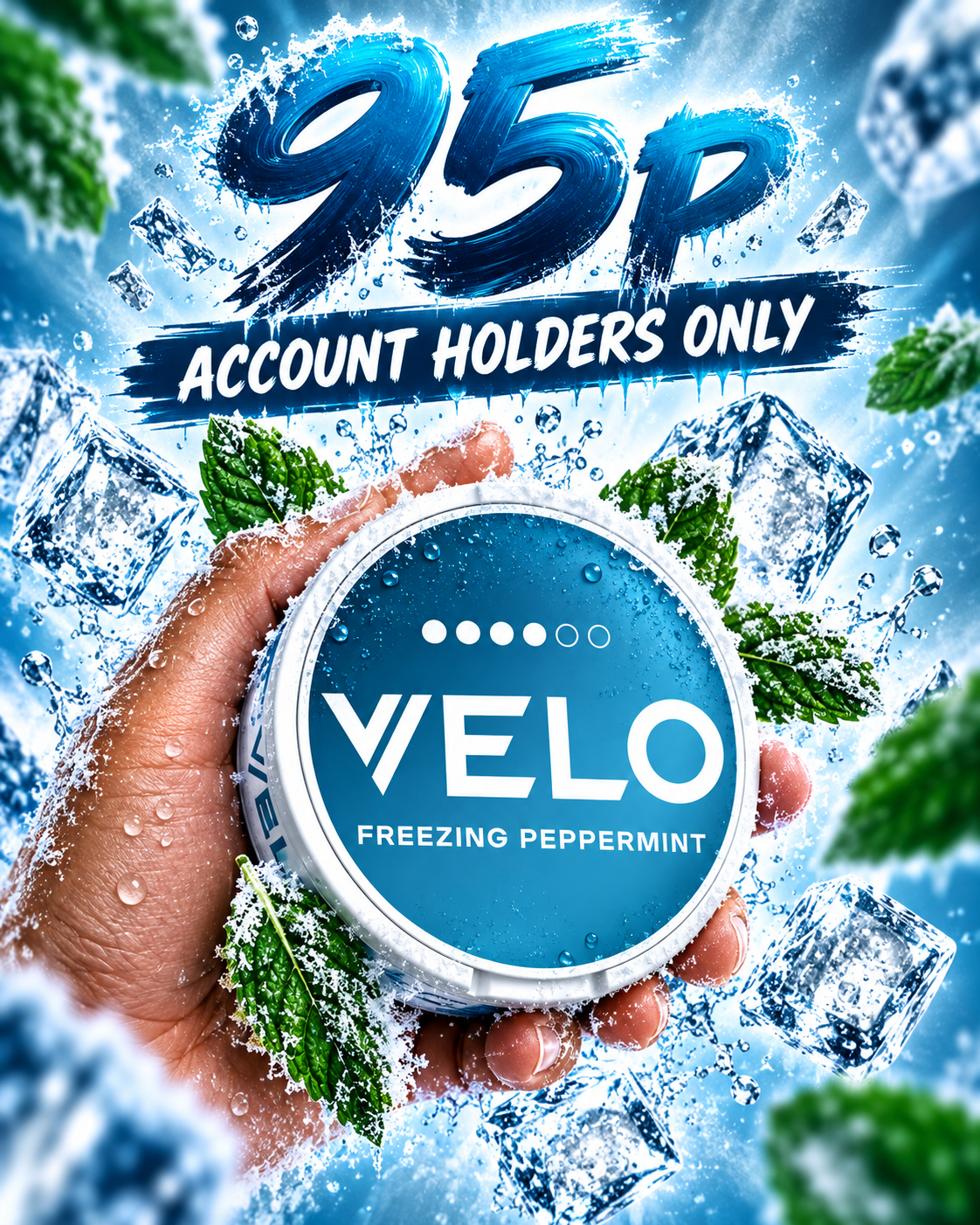 VELO Freezing Peppermint — 95p for account holders