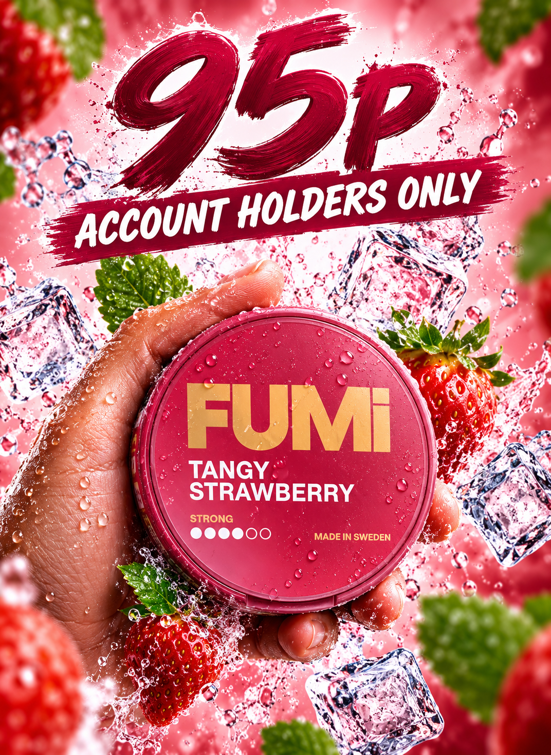 FUMI Tangy Strawberry — 95p for account holders